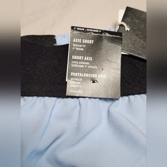 Adidas CLIMACOOL Mens Sky Blue 5" Inseam Training Shorts In Size Large (L5) - Picture 6 of 15